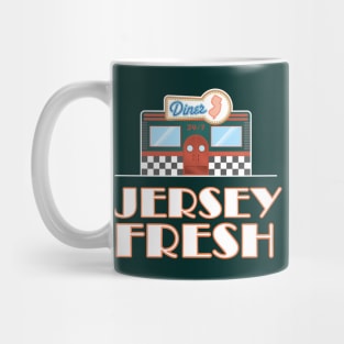 Jersey Fresh Retro New Jersey Diner Sign Mug